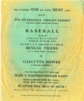 (2) World War 2 Baseball Programs